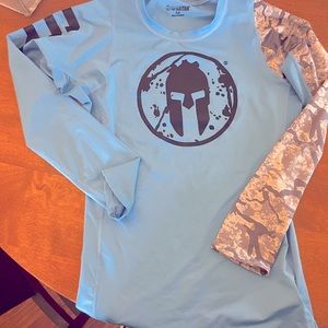 Spartan race long sleeve athletic top